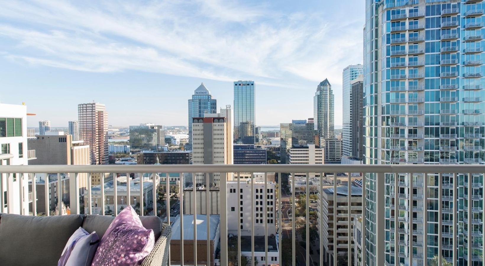 1Br Oasis In Downtown Tampa W Balcony & City Views Dış mekan fotoğraf