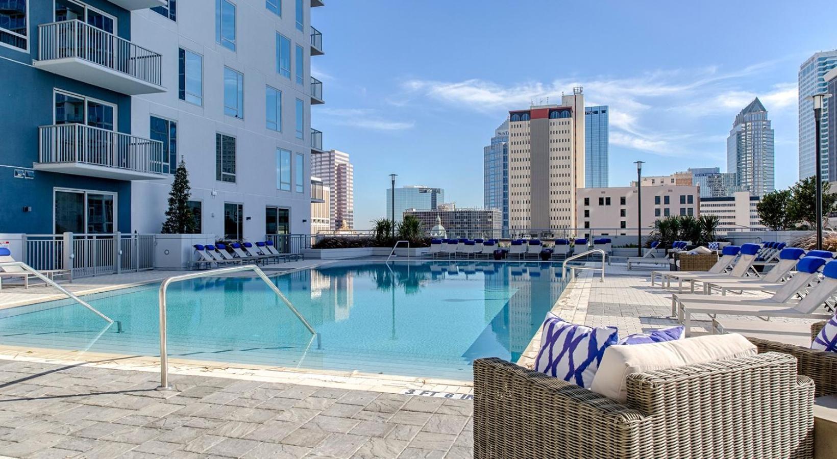 1Br Oasis In Downtown Tampa W Balcony & City Views Dış mekan fotoğraf